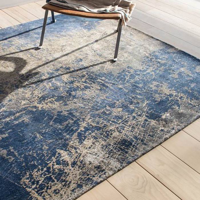 Vintage Vloerkleed - Mad Men Abyss Blue 8629