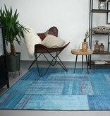 Brinker carpets Vintage vloerkleed patchwork Moods Blauw Multicolor No.14
