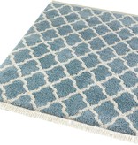Mint Rugs Hoogpolig vloerkleed Desire - Pearl Blauw/Creme Mint Rugs Hoogpolig vloerkleed Desire - Pearl Blauw/Creme