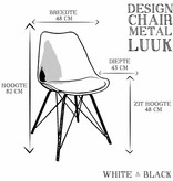 Kick Collection Stoel Metal Luuk - Grijs Kick Collection Stoel Metal Luuk - Grijs