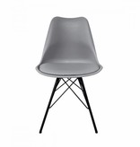 Kick Collection Stoel Metal Luuk - Grijs Kick Collection Stoel Metal Luuk - Grijs