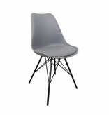 Kick Collection Stoel Metal Luuk - Grijs Kick Collection Stoel Metal Luuk - Grijs