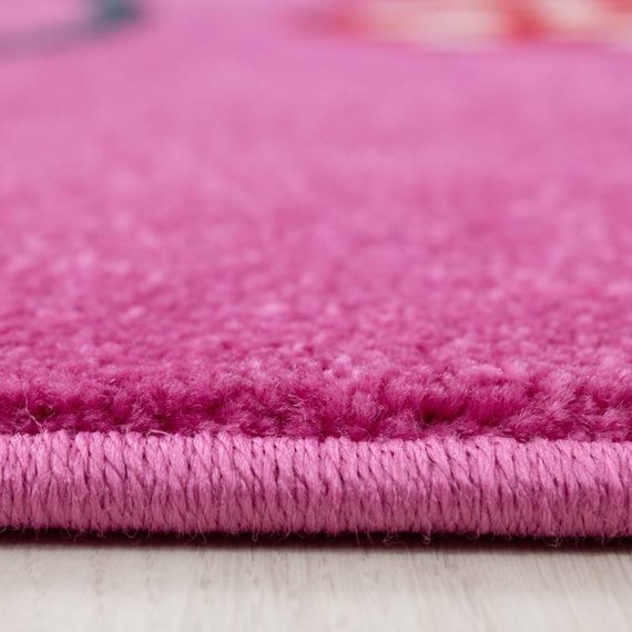 MoMo Carpets Kindervloerkleed - Uiltjes Lila
