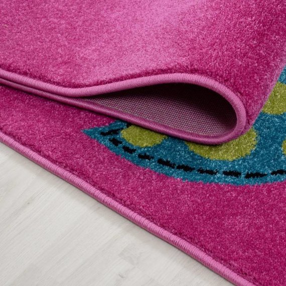 MoMo Carpets Kindervloerkleed - Uiltjes Lila