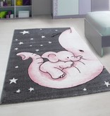 Adana Carpets Kindervloerkleed - Anna Olifant Roze
