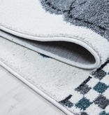 Adana Carpets Kindervloerkleed - Ann Olifant Paraplu Blauw