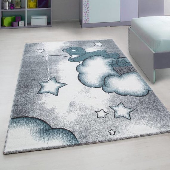 Adana Carpets Kindervloerkleed - Anna Beertje Blauw