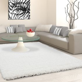 Adana Carpets Hoogpolig vloerkleed - Life Creme/Wit