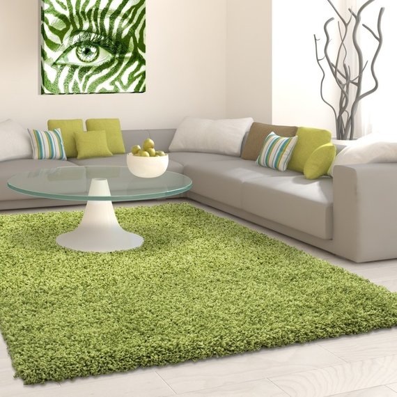 Adana Carpets Hoogpolig vloerkleed - Life Groen