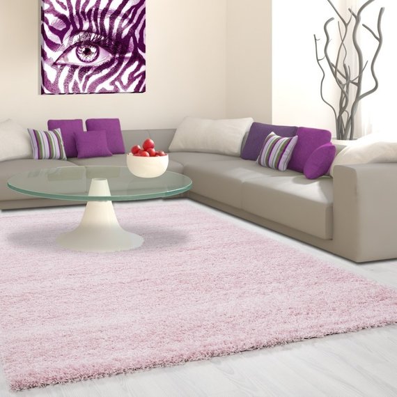 Adana Carpets Hoogpolig vloerkleed - Life Roze