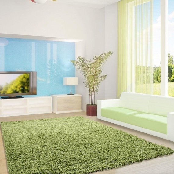 Adana Carpets Hoogpolig vloerkleed - Life Groen