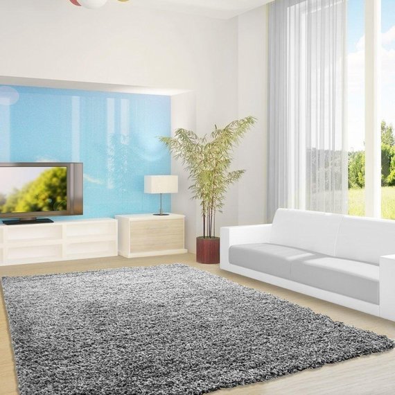 Adana Carpets Hoogpolig vloerkleed - Life Lichtgrijs