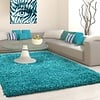 Hoogpolig vloerkleed - Life Turquoise - thumbnail