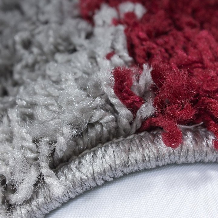 Hoogpolig vloerkleed - Cube Rood