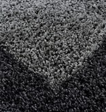Adana Carpets Hoogpolig vloerkleed Edge - Grijs