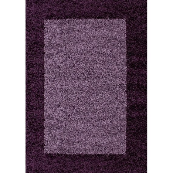 Adana Carpets Hoogpolig vloerkleed - Edge Paars