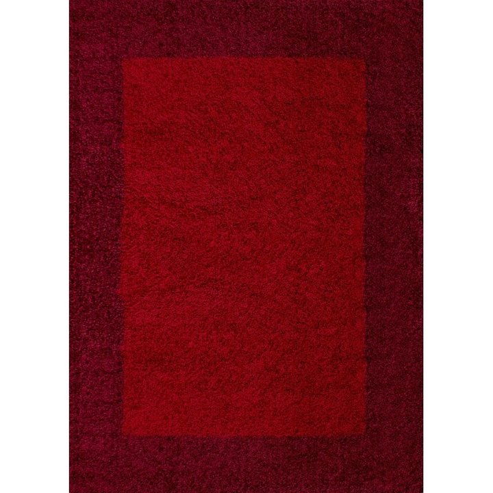 Hoogpolig vloerkleed - Edge Rood