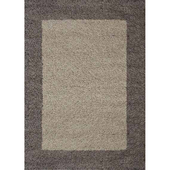 Adana Carpets Hoogpolig vloerkleed - Edge Taupe