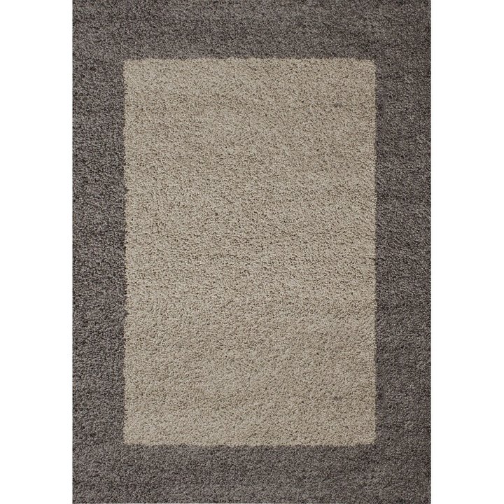 Hoogpolig vloerkleed - Edge Taupe
