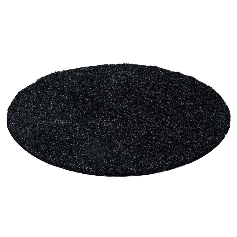 Rond Hoogpolig vloerkleed - Life Antraciet