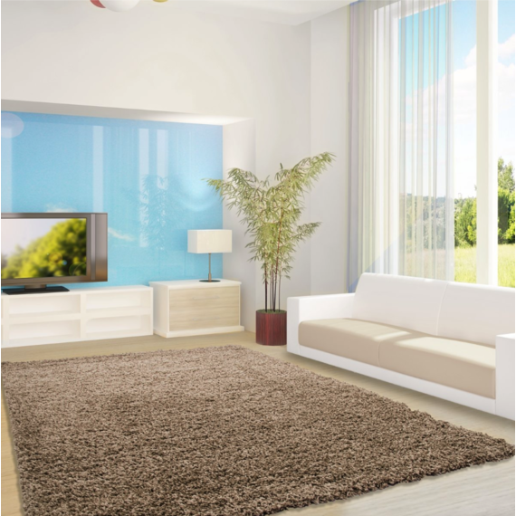 Hoogpolig vloerkleed - Life Mokka