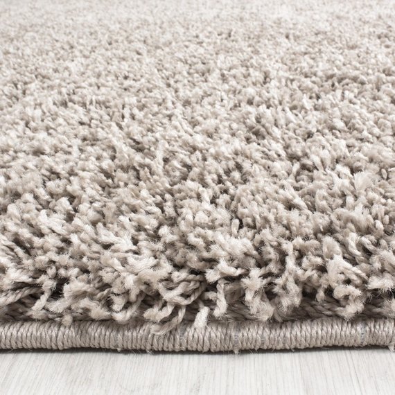 Rond Hoogpolig vloerkleed - Life Beige