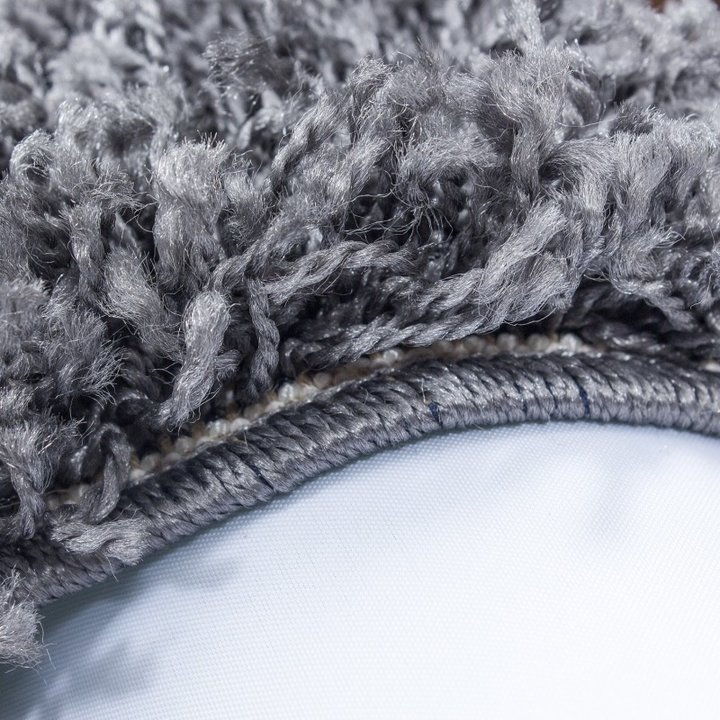 Rond Hoogpolig vloerkleed - Life Grijs