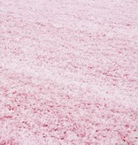 Adana Carpets Rond Hoogpolig vloerkleed - Life Roze