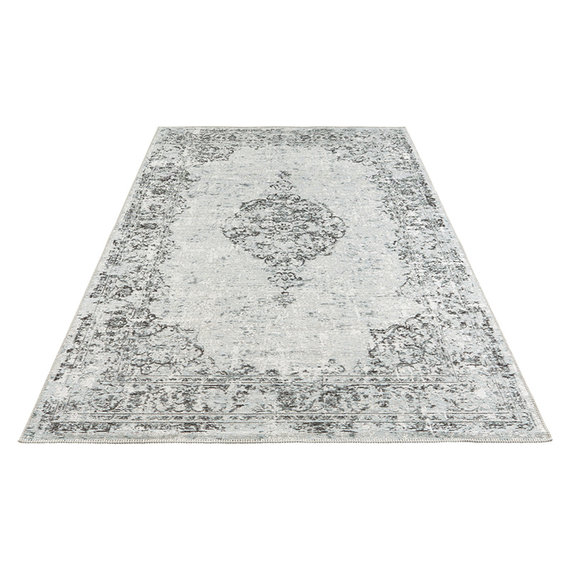 ELLE Decor Vintage vloerkleed – Pleasure Blauw/Zwart Vertou