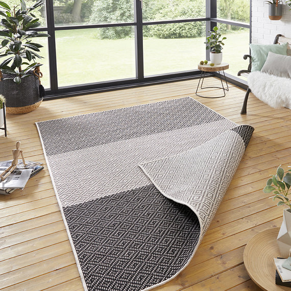 Bougari Vloerkleed - Maui Zwart/Antraciet