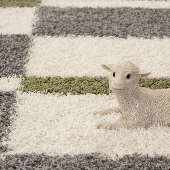 Adana Carpets Hoogpolig vloerkleed - Gala Groen