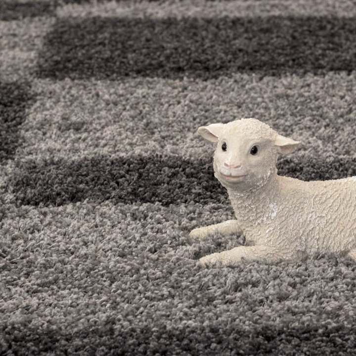 Hoogpolig vloerkleed - Gala Grijs