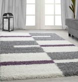 Adana Carpets Hoogpolig vloerkleed - Gala Paars