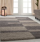 Adana Carpets Hoogpolig vloerkleed - Gala Taupe