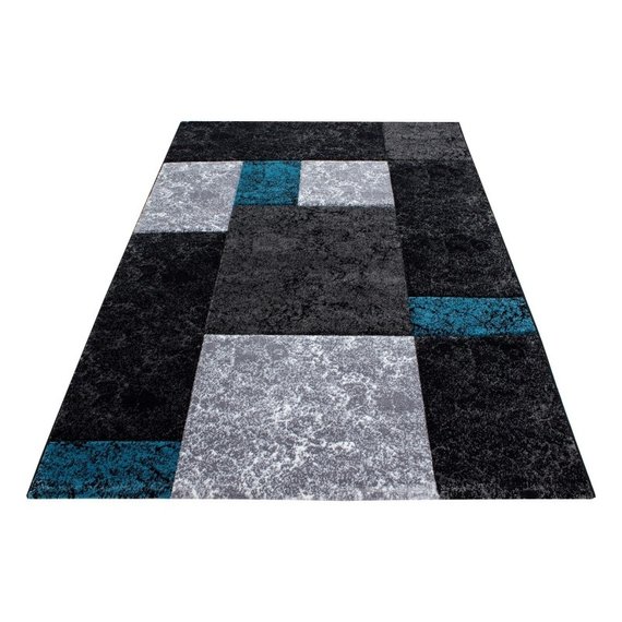 Adana Carpets Modern vloerkleed - Tetris Turquoise 1330