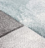 Adana Carpets Modern vloerkleed - Tetris Blauw 1710