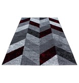 Adana Carpets Modern vloerkleed - Plus Rood 8006