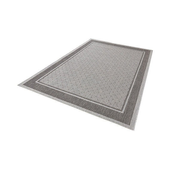 Hanse Home Klassiek vloerkleed - Natural ruit grijs