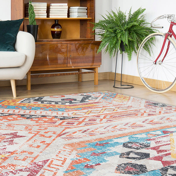 Kay Astec vloerkleed - Isa 200 Multi/Oranje