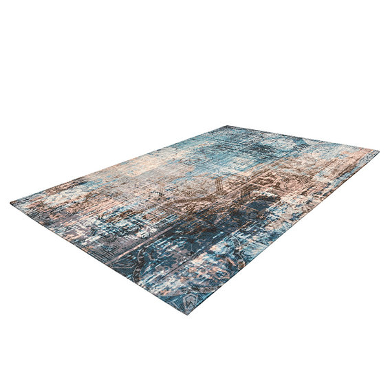 Kay Astec vloerkleed - Isa 300 Blauw/Bruin