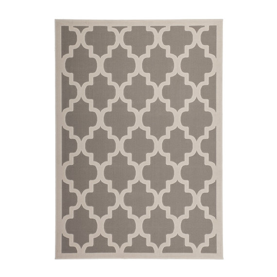 Kay Modern vloerkleed - Mano Ornament Taupe