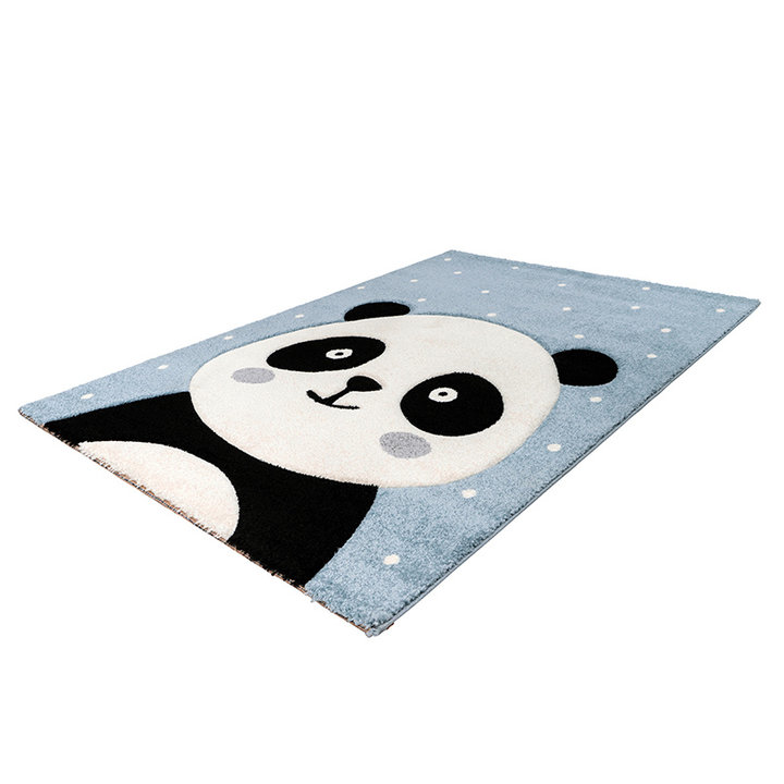 Kindervloerkleed - Atlantisch Panda Blauw