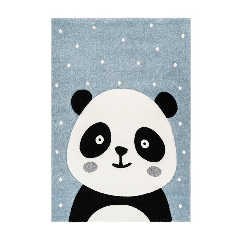 Kindervloerkleed - Atlantisch Panda Blauw - sfeer