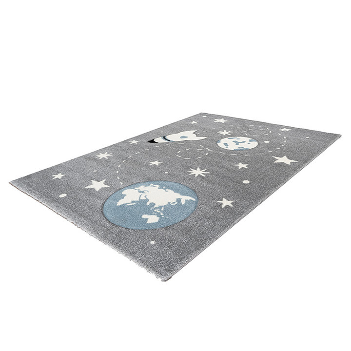 Kindervloerkleed - Atlantisch Sterrenstelsel Zilver