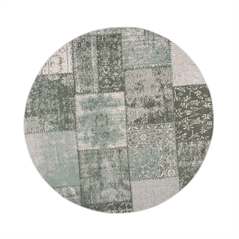 Rond patchwork vloerkleed - Dreams Groen - sfeer