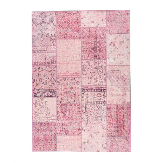 FRAAI Vintage patchwork vloerkleed - Estate Roze