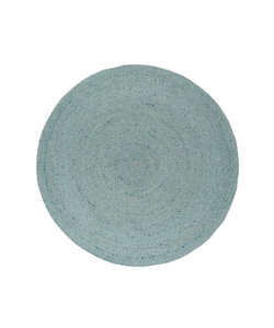 Rond wollen vloerkleed - Wise Blauw No. 364