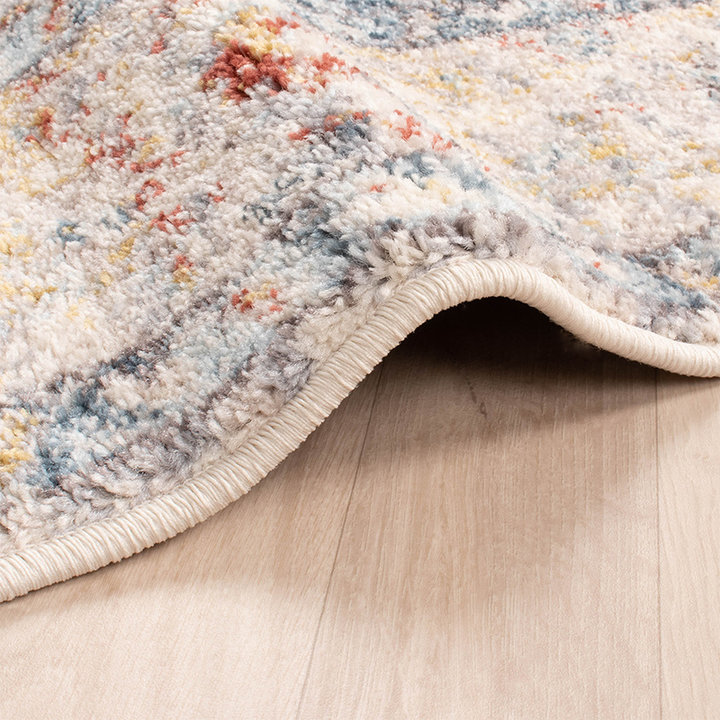 Vintage vloerkleed - Inspire Creme/Blauw No. 217