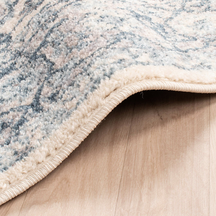 Vintage vloerkleed - Inspire Blauw/Creme No. 218