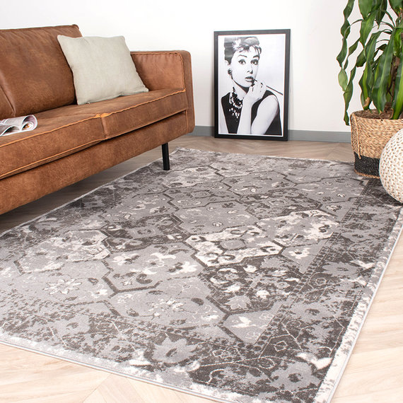 FRAAI Vintage vloerkleed - Deep Tile Taupe